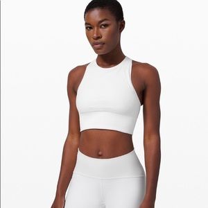 Lululemon Ebb To Train Bra *Sun White/Pink